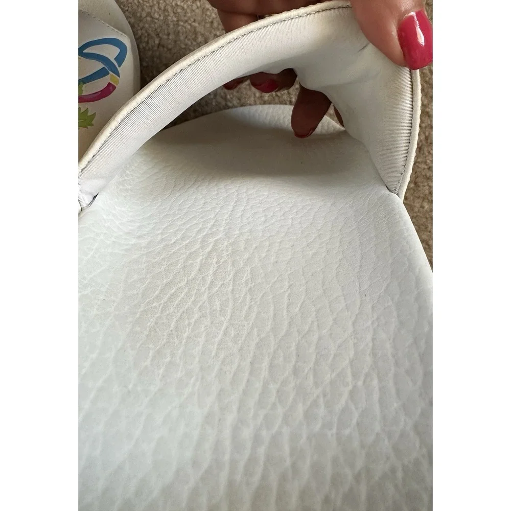 Gucci‎ Pursuit Slides Hawaii Men's UK 9 US 9.5 White Graphic Leather Upper Retro